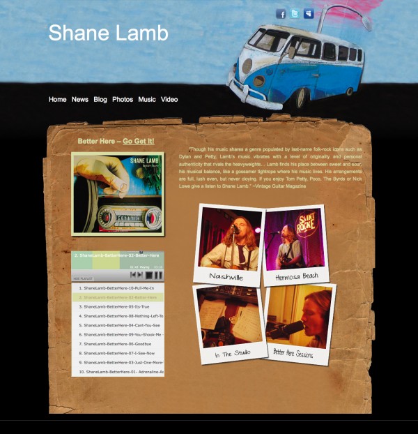 ShaneLambMusic-HomePage